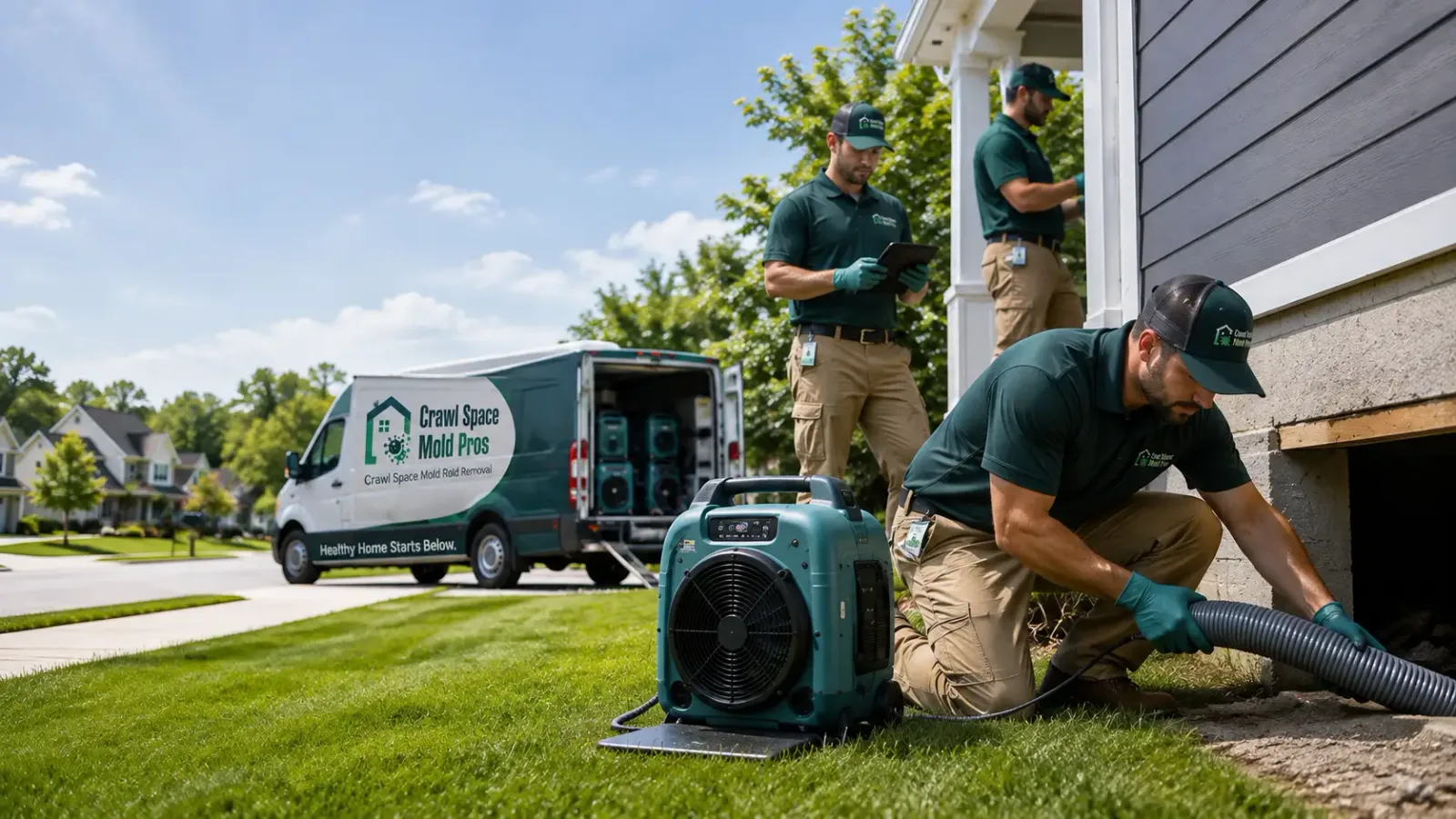 Crawl Space Mold Removal in Inkster, MI